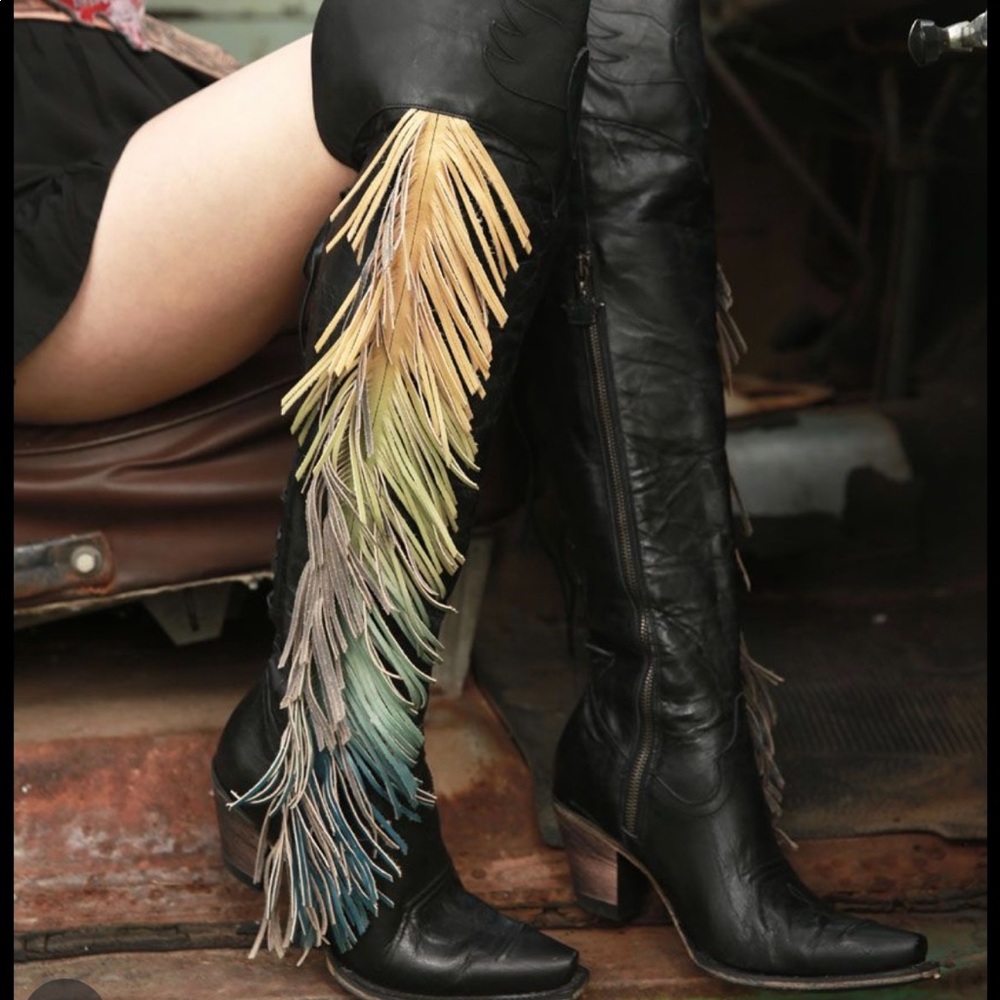 Junk gypsy ombré thigh high boots size 9
